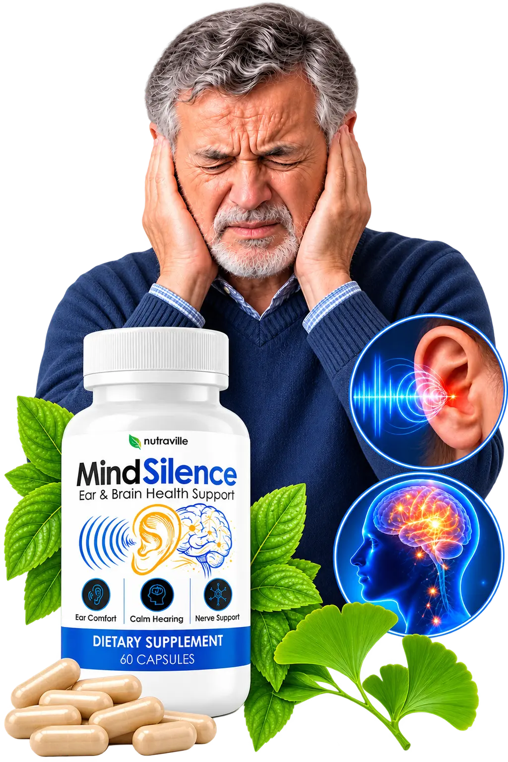 MindSilence Product Bottle